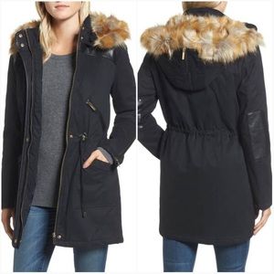 French Connection  Navy Blue Cotton Coat Women’s Size large